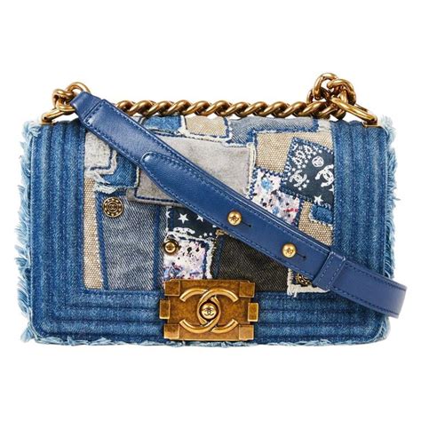 denim chanel boy bag|chanel denim shopping bag.